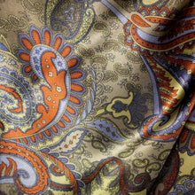 Load image into Gallery viewer, 35&quot; Golden Paisley Print