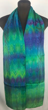 Load image into Gallery viewer, 8&quot;x68&quot; Peacock Long Scarf