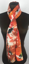 Load image into Gallery viewer, 8&quot;x68&quot; Orange Blaze Long Scarf