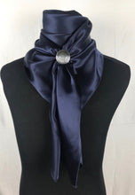 Load image into Gallery viewer, 44&quot; Navy Charmeuse