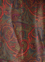 Load image into Gallery viewer, 35&quot; Burgundy Brown Paisley