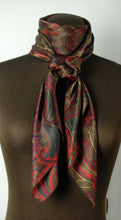 Load image into Gallery viewer, 44&quot; Burgundy Brown Paisley