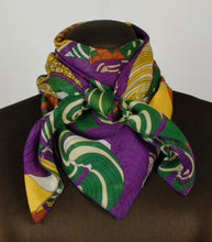 Load image into Gallery viewer, 35&quot; Purple Gold Voile