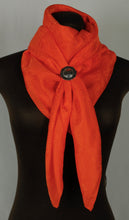 Load image into Gallery viewer, Custom Dyed Orange Paisley Jacquard