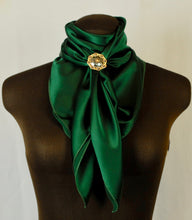 Load image into Gallery viewer, 35&quot; Emerald Silk Charmeuse